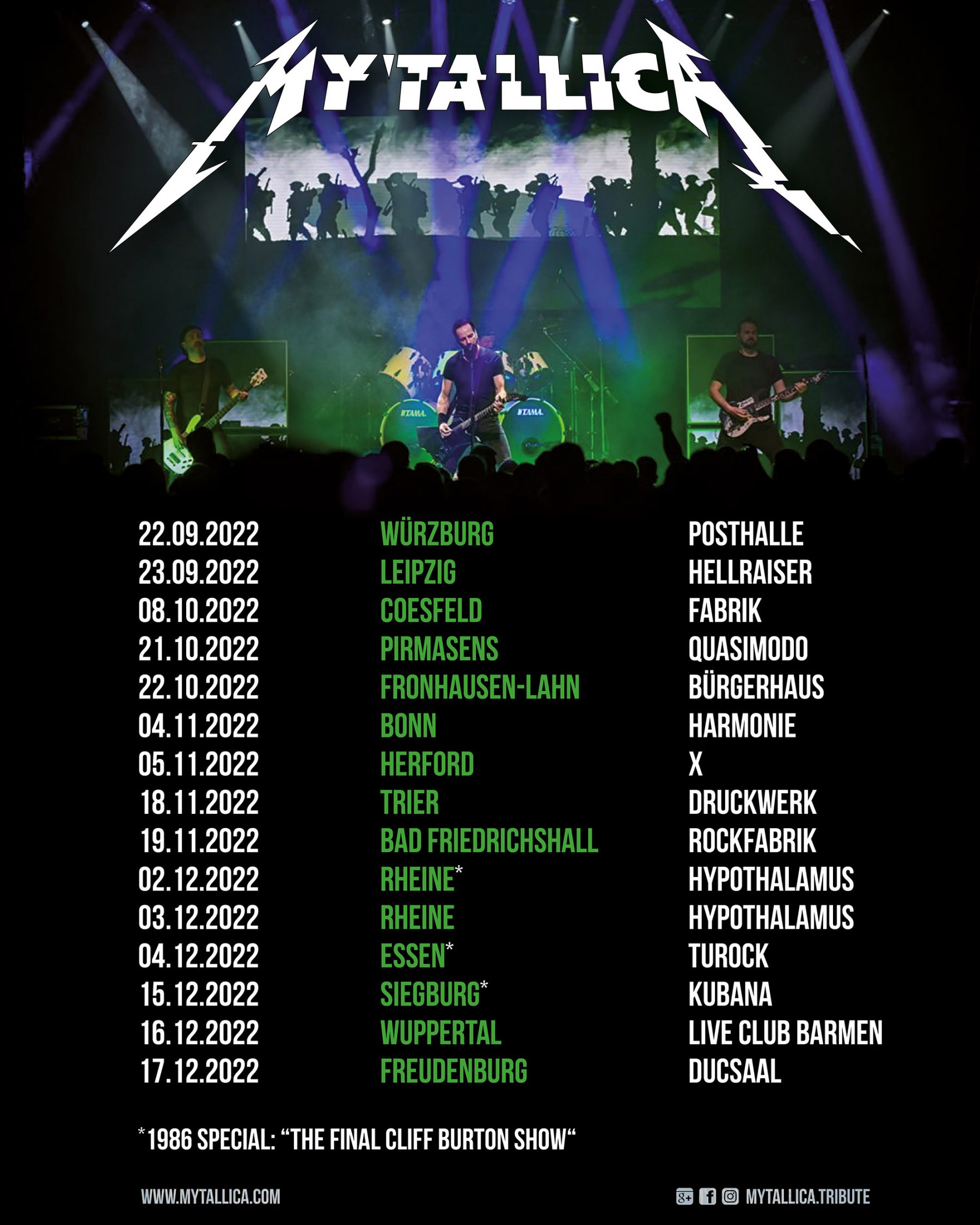 Heißer Herbst 2022 up next Siegburg, Wuppertal und Freudenburg